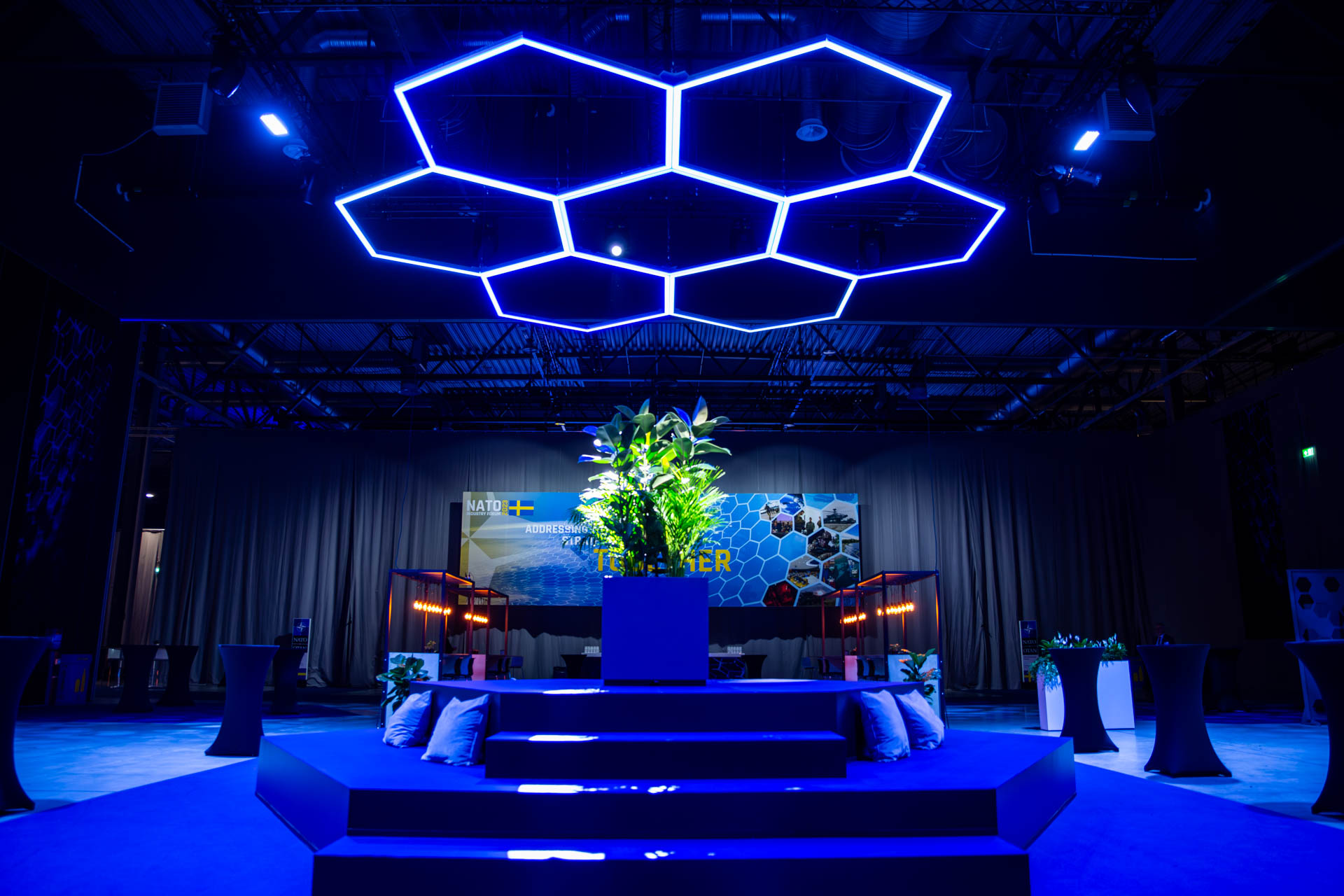 Arlandastad Groups delårsrapport för januari – september 2023, bilden visar NATO-Industry Forum som hölls i vår arena Scandinavian XPO.